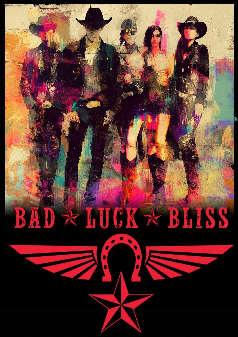 Five band members of Bad Luck Bliss
